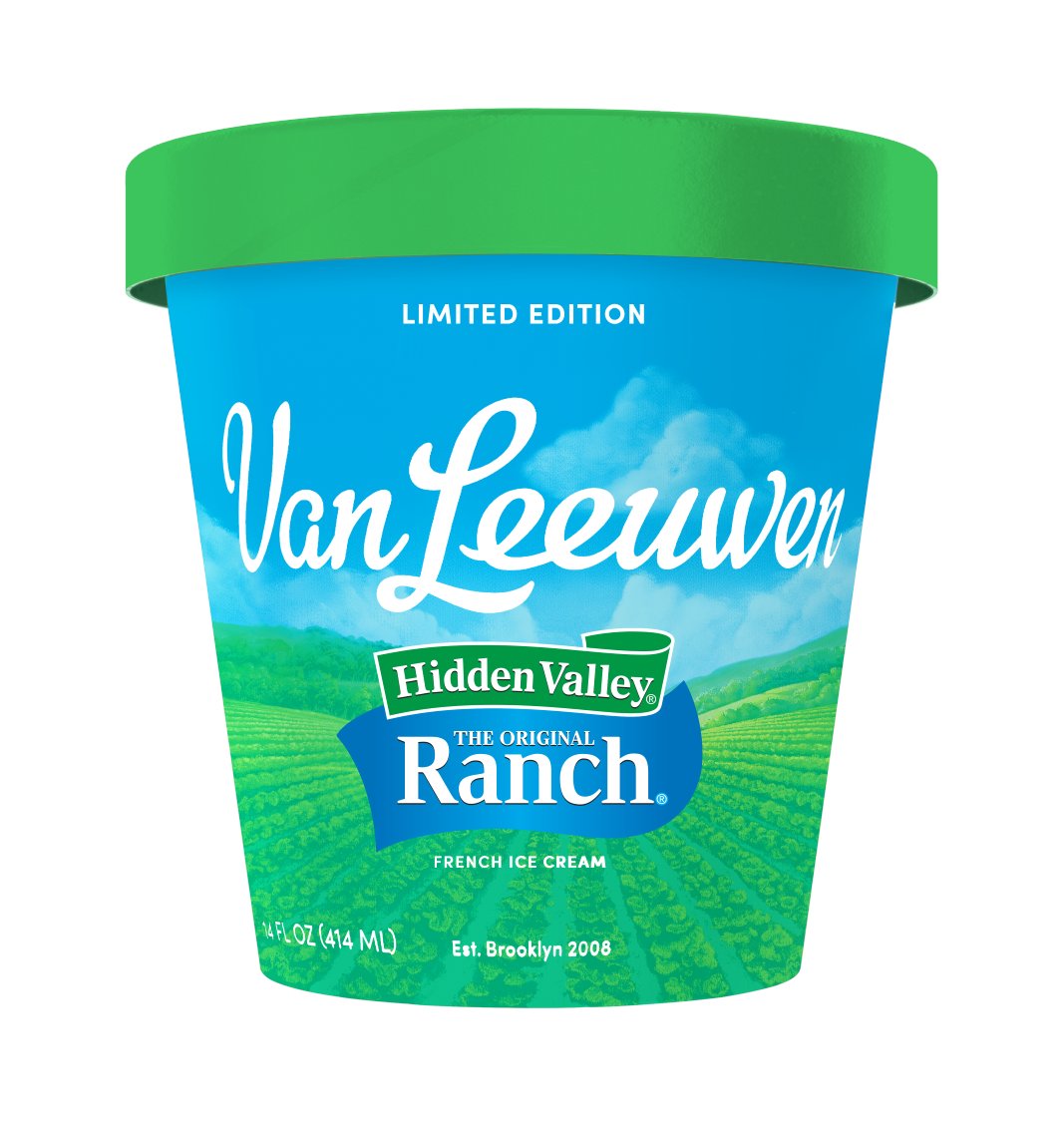 Hidden Valley Ranch Flavored Van Leewen Ice Cream