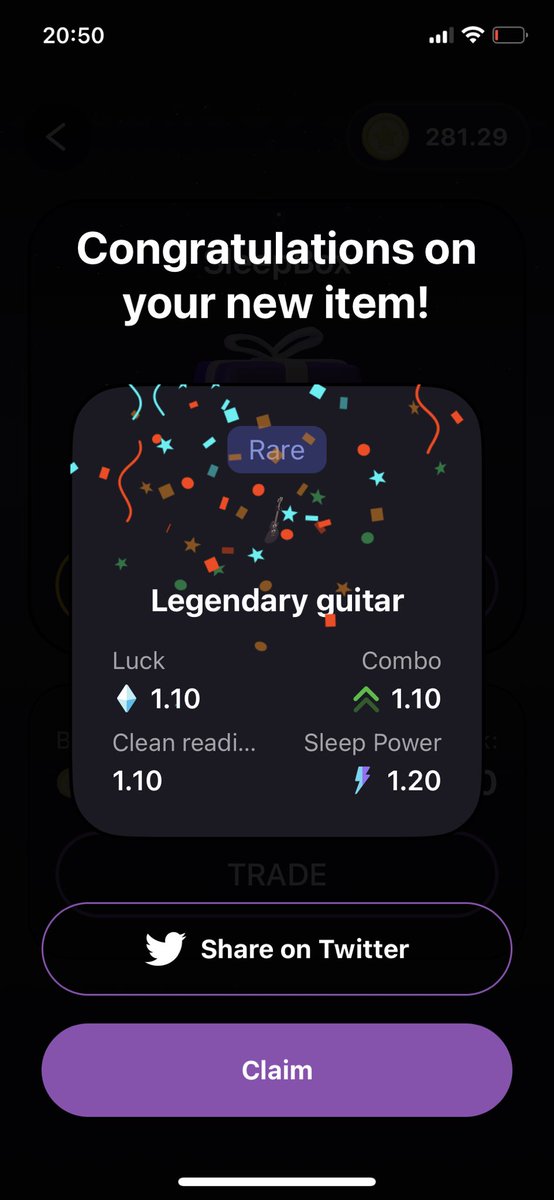 Hello_Everybaby's tweet photo. That’s my cool items😎😎😎 in @Sleepagotchi app 💜💚🧡
#SleepagotchiCollectibles
🌷Join #Sleepagotchi app✨💖✨#apptest #S2E #Sleep2Earn #SleepToEarn #p2e #SleepAndEarn #MetaRoom #testnetiPhone #testnet #testnetAndroid https://t.co/gyTi6aN1Xa