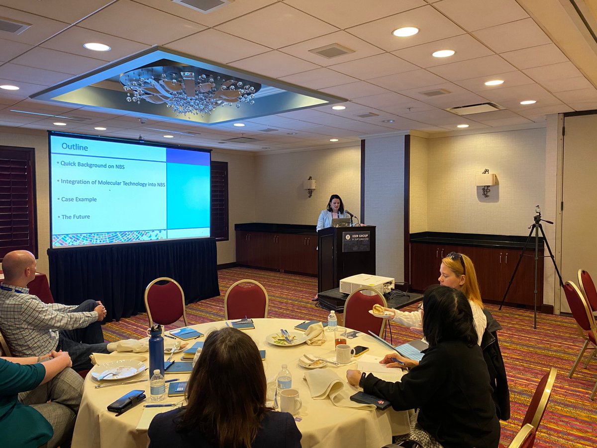 genomenon's tweet photo. Our first #MastermindGSE User Group has been a great success! Thank you to our valued users and guest speakers @agavig of Connetics Consulting, @Intermountain & @myriadgenetics for sharing your insights & expertise🧬 https://t.co/89Jdor78a9