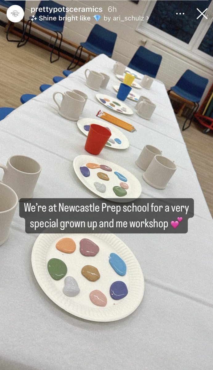 nuls_prep_PA's tweet photo. Lots of fun had by the adults and children taking part in our ‘Grown up and me’ style pottery painting event with Pretty Pot ceramics. Thank you to all those who supported the event. https://t.co/xgpPW30kTO