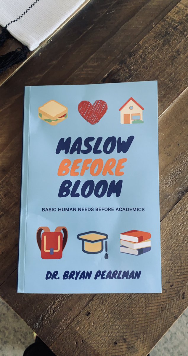 I get to read this and do a podcast on it for my masters class- couldn’t love this mentality more, thank you to @DrP_Principal for bringing so much light to #maslowbeforebloom !