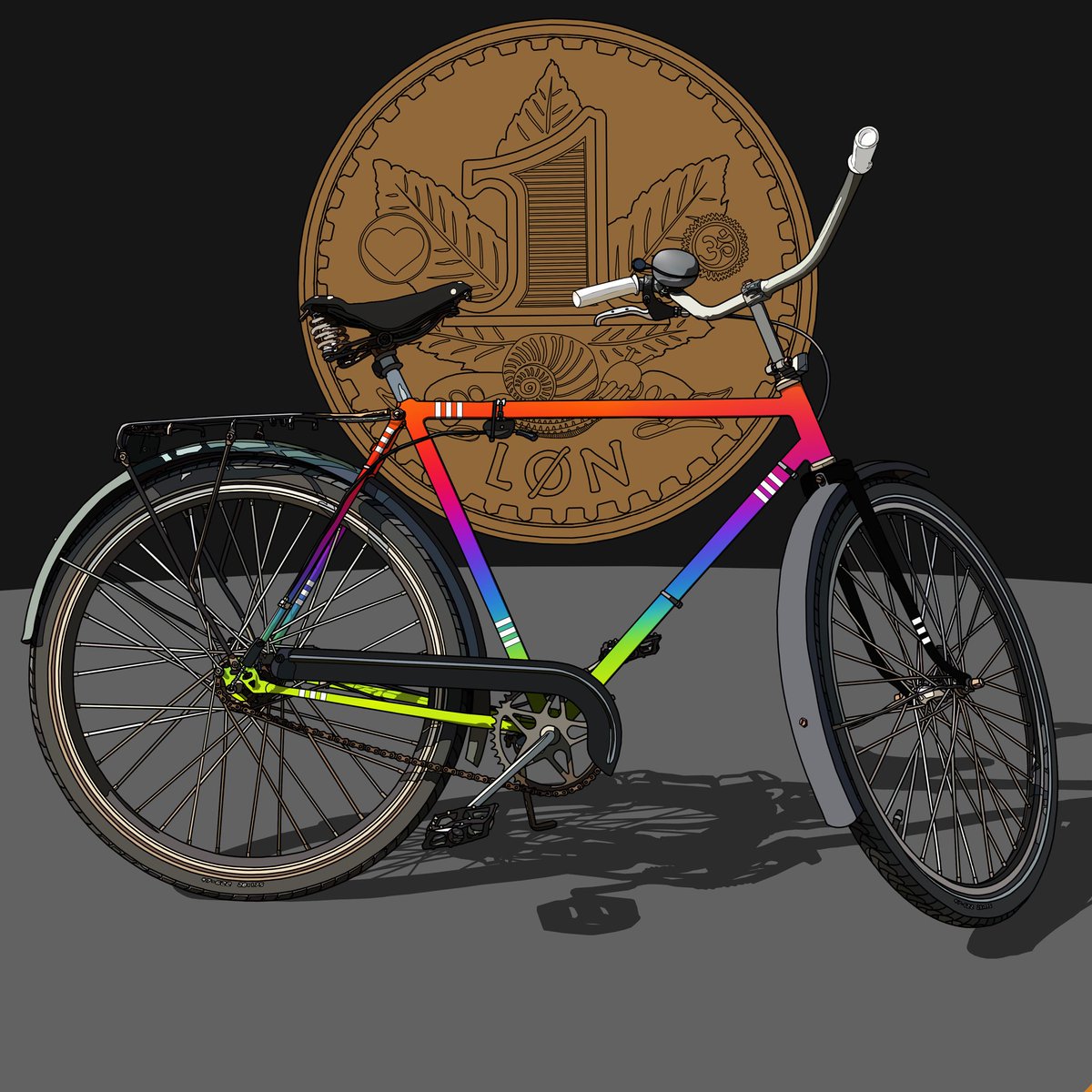 TotalNodal's tweet image. This coin was minted by a self governed micro nation within Denmark.. and is now on the #Cardano blockchain 💛💛💛

#Christiania #CryptoBike