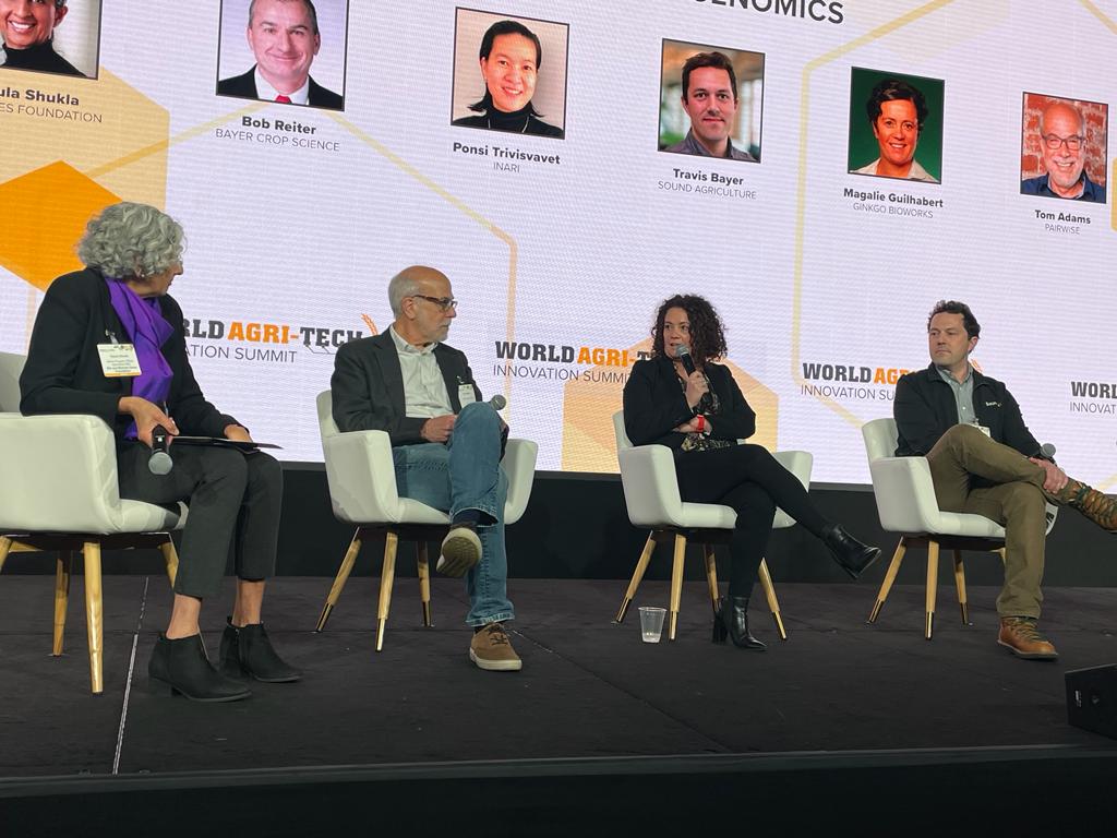 "We have the tools, throughput and scale to get that knowledge, the limitation to our understanding is in testing and using them"

Next, our experts are discussing genomics to solve agriculture's challenges. <a href="/sound_ag/">Sound Agriculture</a> <a href="/gatesfoundation/">Gates Foundation</a> <a href="/Inari_Ag/">Inari</a> <a href="/PairwisePL/">Pairwise</a> <a href="/Bayer4Crops/">Bayer | Crop Science</a> <a href="/Ginkgo/">Ginkgo Bioworks</a>