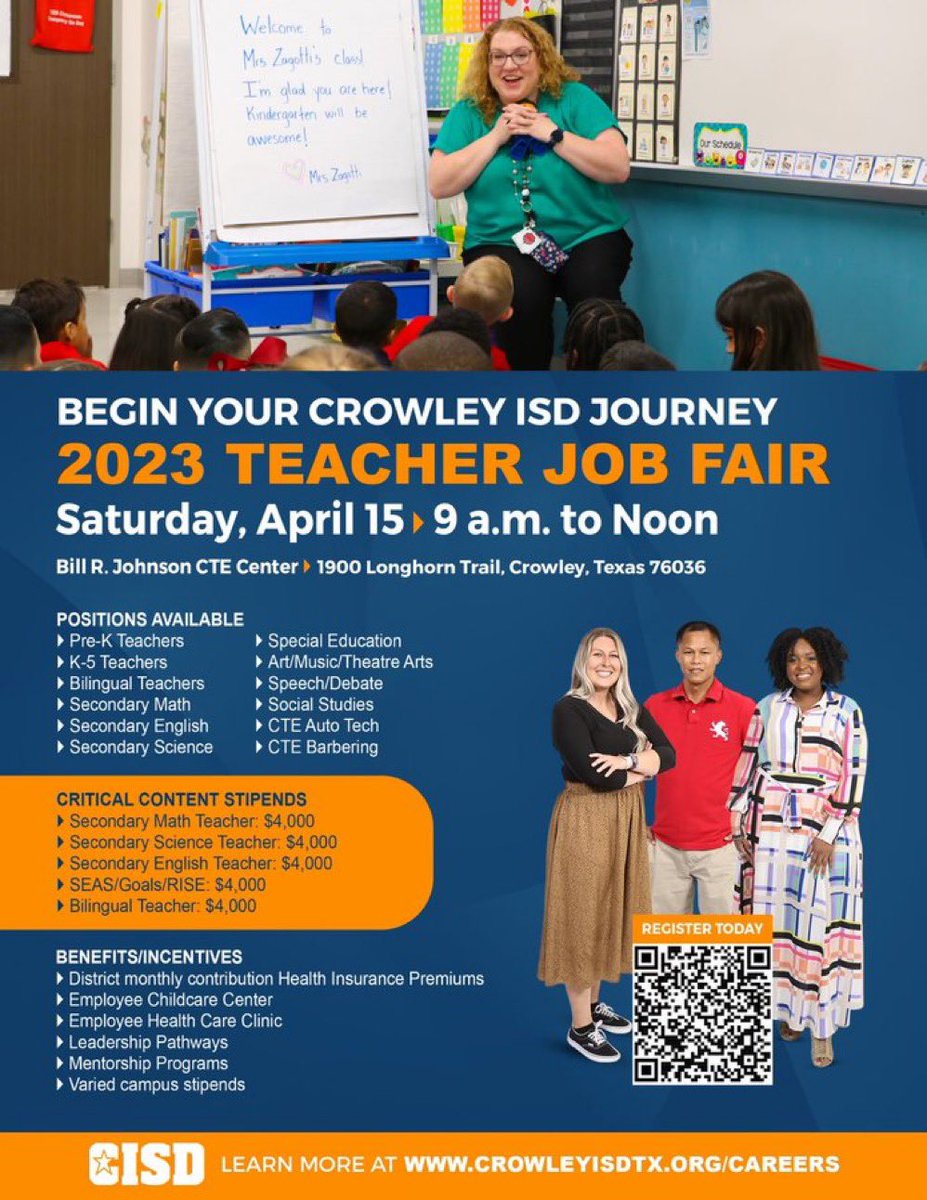 Apply early to get qualified for VIP access to campus leadership teams 🏵️

applitrack.com/crowley/online…