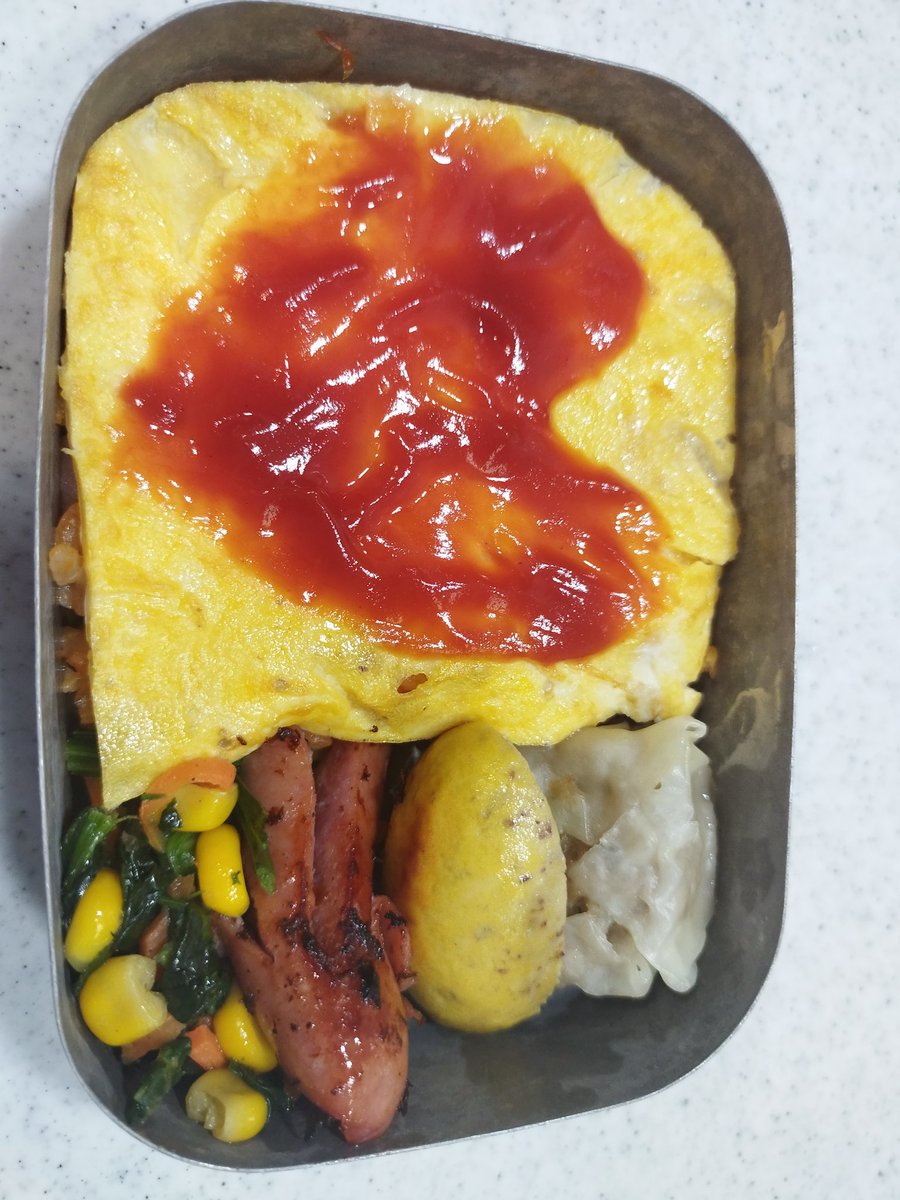 moriemon52's tweet photo. 今季最後の弁当 https://t.co/9YhFTPafWo