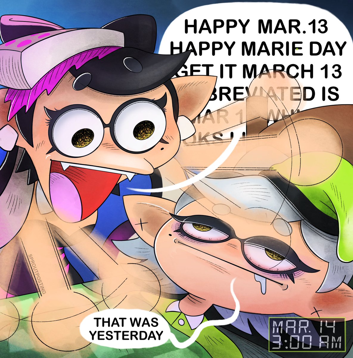 Happy #Mar13 aka Marie Day! #Mar13Day #Splatoon