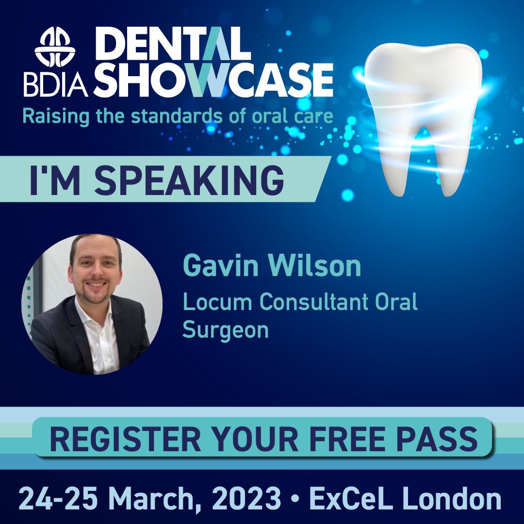 Delighted to be speaking on Day 1 of the BDIA Dental Showcase as part of the CDO Zone. Will be sharing my experience of policy and regulation and how it impacts my clinical practice. Register for your free pass dentalshowcase.com <a href="/DentalShowcase/">BDIA Dental Showcase</a>