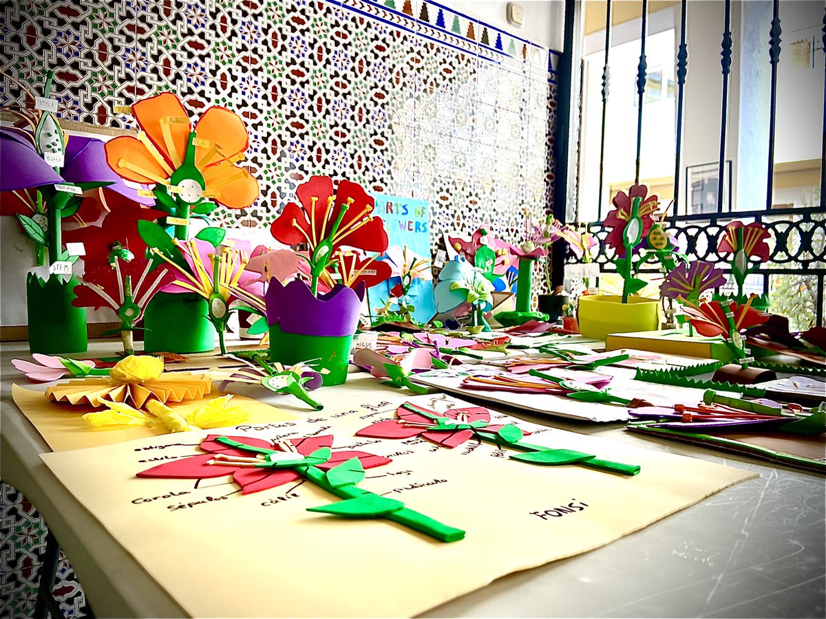 LaGoletaColegio's tweet photo. #PrimariaGoleta 🌺
Los alumnos de cuarto de #PrimariaGoleta han convertido nuestro Hall de entrada en un hermoso jardín aprendiendo en forma de manualidad las partes de la flor. Que maravilla de trabajos han hecho‼️😍
#SomosLaGoleta💙
@cevhcsur https://t.co/bxcFhw0h9u