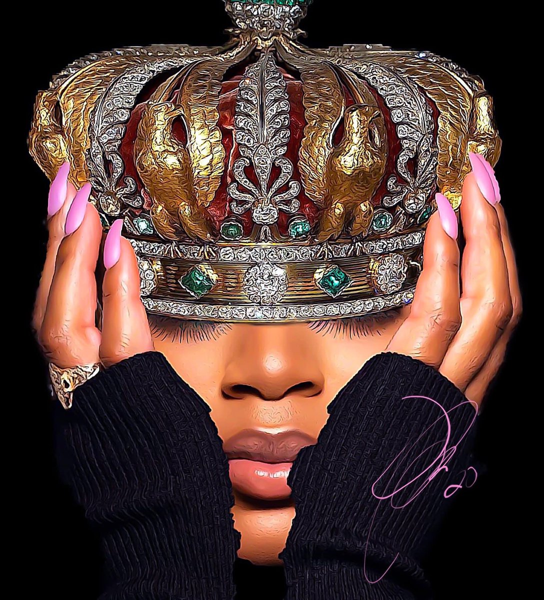 AuthorJoeNBrown's tweet image. She Is. #DigitalArtist🎨Screenwriter: Dwayne  HAz Jones… from the BlackWoman is Art collection. #QueenSugar