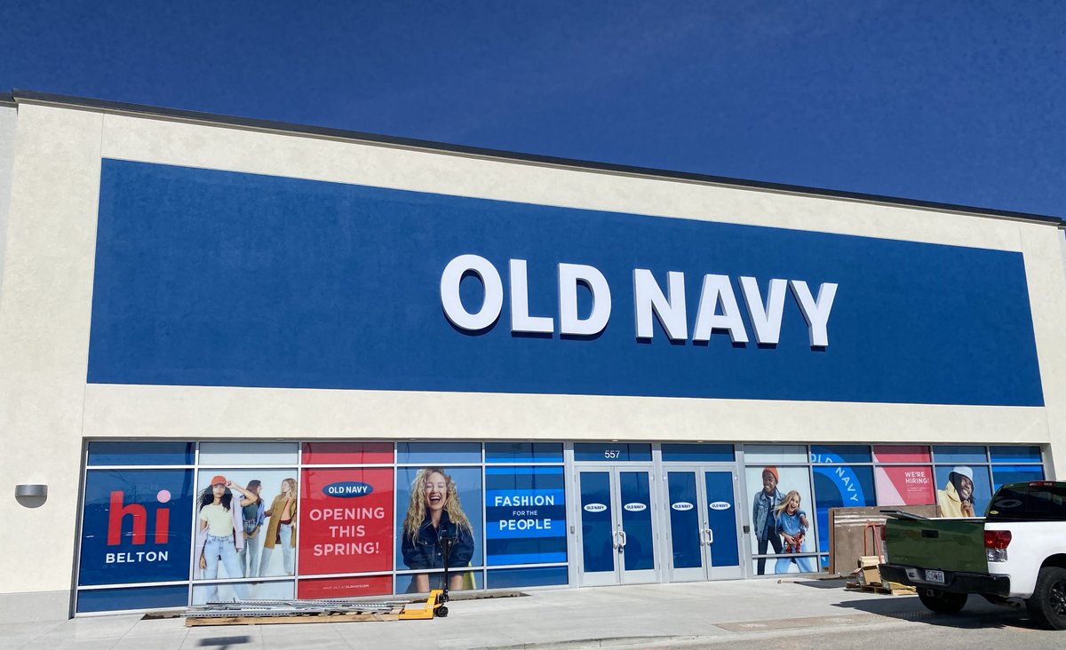 Old Navy will be opening its doors on Wednesday, March 29 for a soft opening. Join us in celebrating the GRAND OPENING on Saturday, April 1 at 10 a.m. (Belton Gateway Shopping Center)! Festivities include a food truck and more….🥁🎺🎷
See you there!