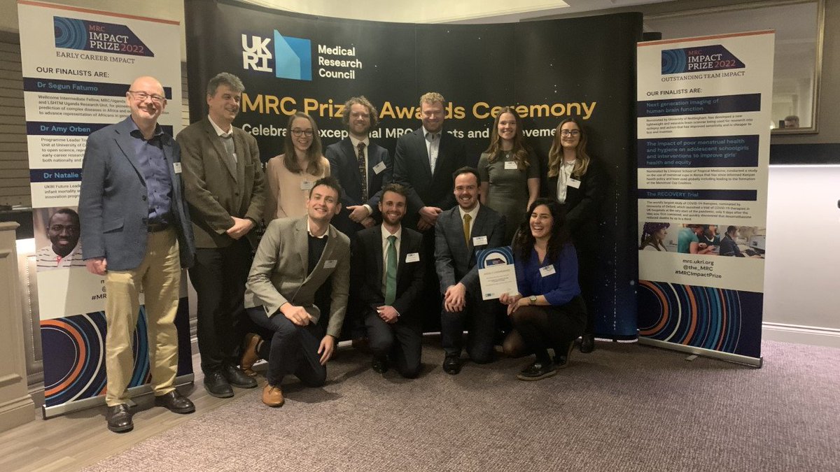 Pretty amazing day at @The_MRC awards... where @CercaMagnetics @QuSpin_ and @SPMIC_UoN were finalists in the #MRCImpactPrize ... couldnt be more proud to be a small part of this incredible team! @UoN_Physics @UoN_MEG