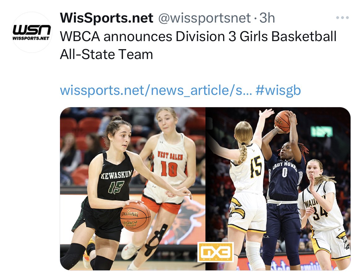 Congratulations Tieryn Plasch!
All-State Team/Honorable Mention
#tigertough