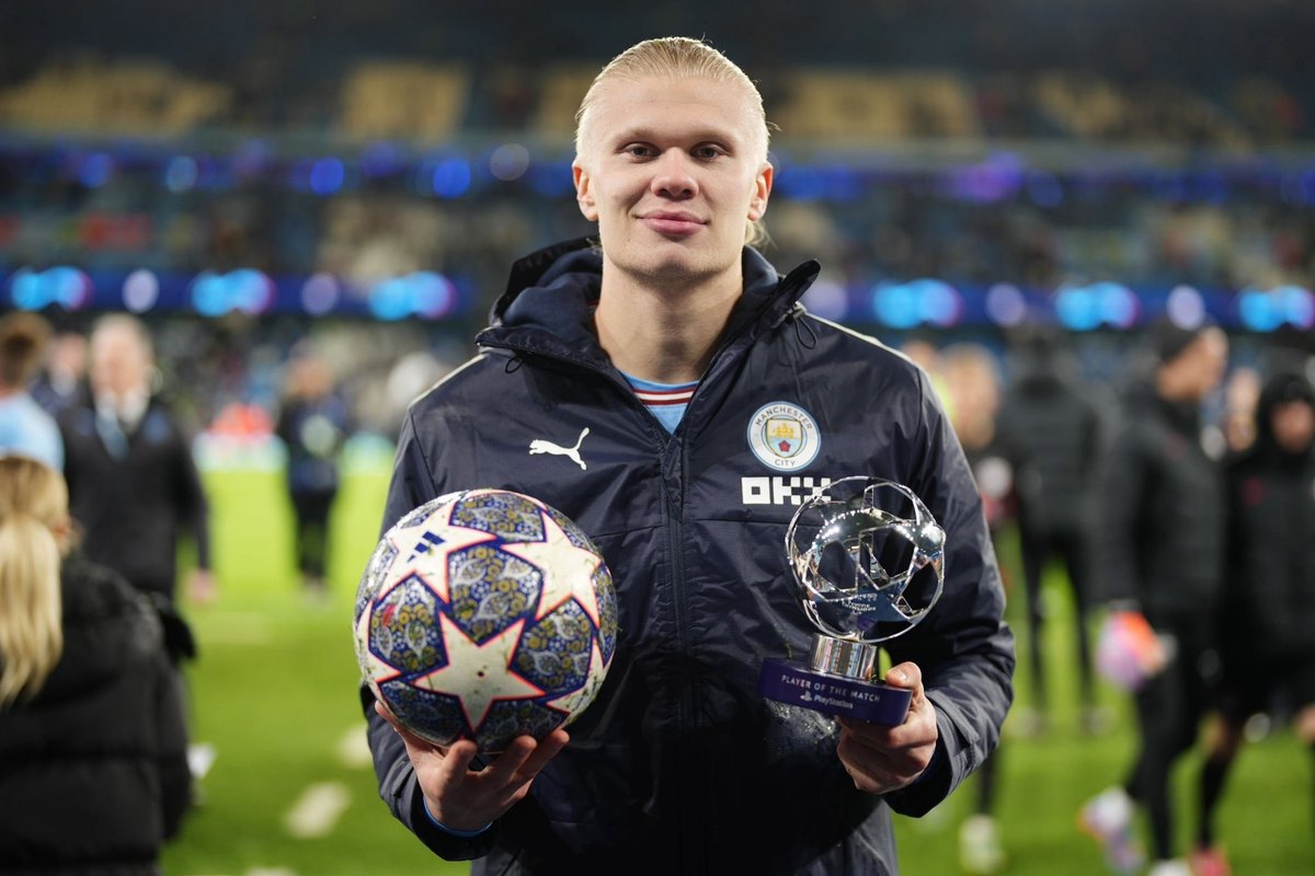 Erling Haaland HOMME DU MATCH de ce huitième de finale !

#UCL | #MCIRBL