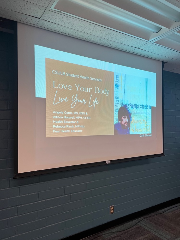 ProvostKSG's tweet image. #WomensHistoryMonth @csulbshs and @csulbWGEC &apos;s &quot;Let&apos;s Talk Body Image&quot; workshop beautifully challenged social standards and cultivated Brave Spaces. A big thanks to our friends who opened up this space for storytelling, self-love, and the importance of nourishing our bodies.