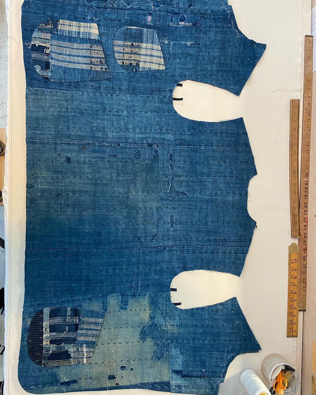 derek guy on Twitter "bespoke sport coat made from an antique Japanese