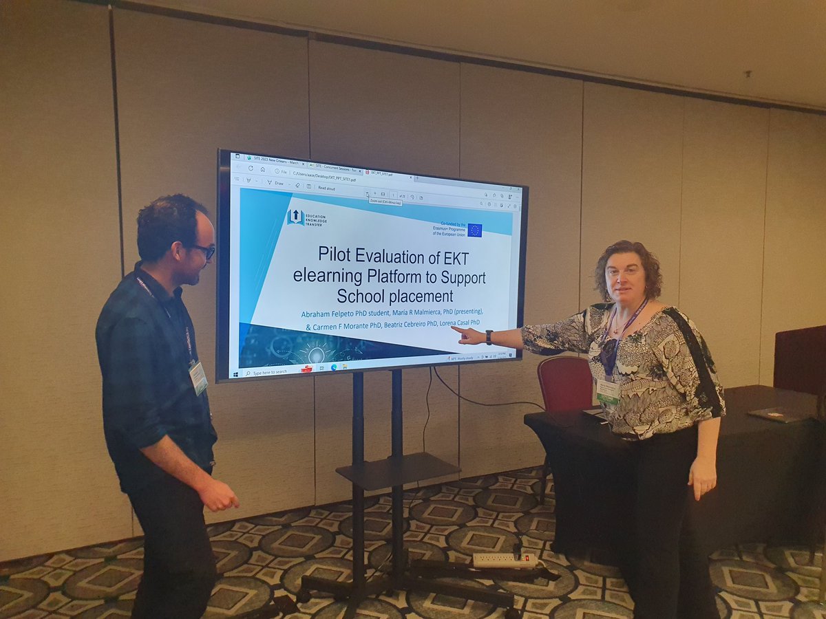 l_casal's tweet image. Second day at #site23.  Today we have presented the methodology and results of the first pilot test of the technological system developed in @ektproject 
@tecnoeduc_usc @elearningcesga @malmirk @AbrahamFelpeto @USC_SRE