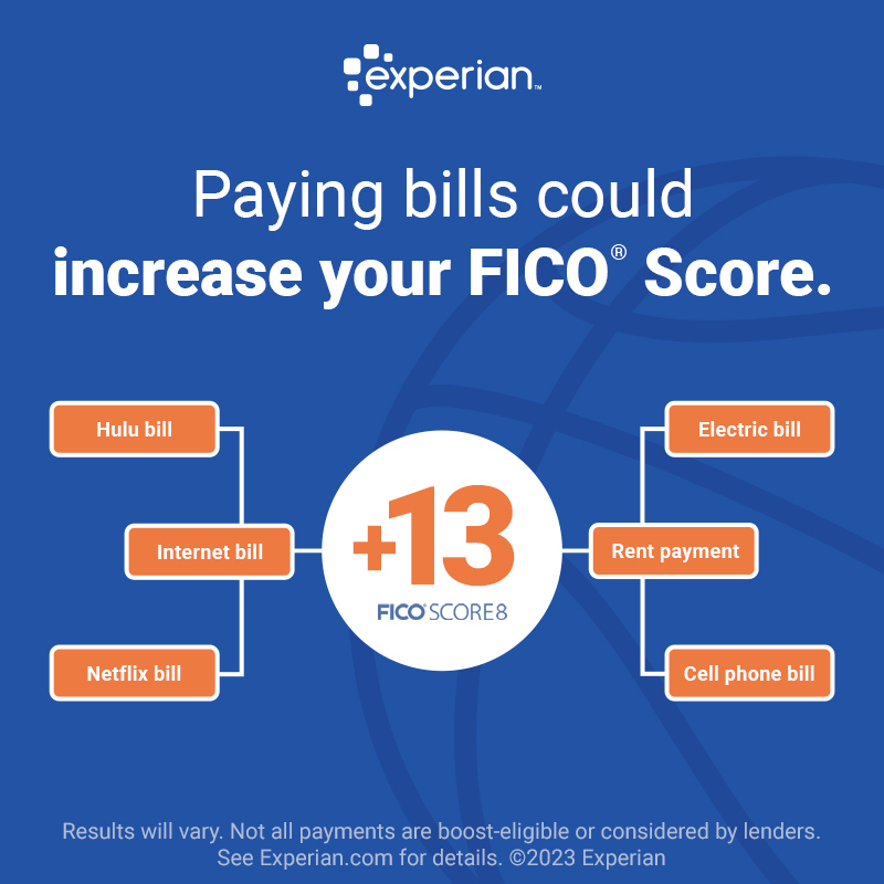 Experian_US's tweet photo. It's that time of year....to Try and Raise Your FICO®  Score with Experian Boost®!