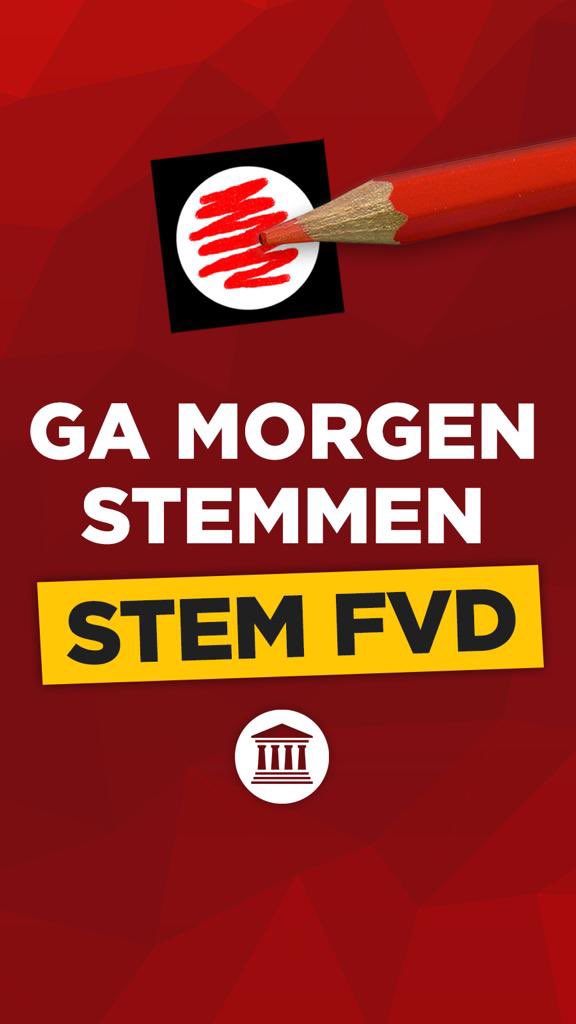 Stem op Forum voor Democratie!👊 #StemFVD
