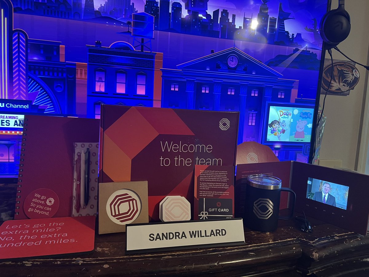 What a wonderful welcome from <a href="/BOKFinancial/">BOK Financial</a>! The past couple of weeks have been nothing short of wonderful! I’m very blessed to have such a great opportunity! #LifeatBOKF