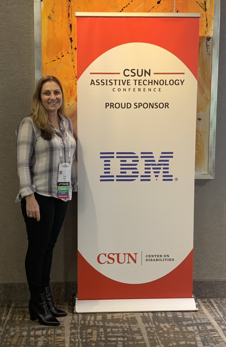 Day 1 - Fantastic start to the 2023 CSUN assistive technology conference #ibm #csunatc