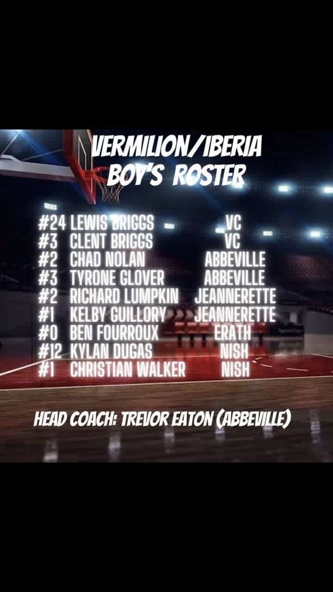 Blessed to be able to participate in the vermilion/Iberia all-star basketball!