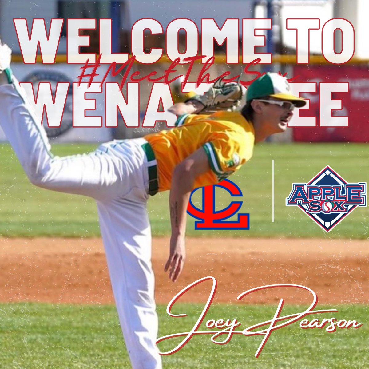 Wenatchee AppleSox (@applesox) on Twitter photo Another day, another Red Devil joining the AppleSox this summer. Let's welcome Joey Pearson from Lower Columbia! #MeetTheSox
The freshman with the Red Devils tossed two no-hitters last spring and was named the seventh-best high-school pitcher in Washington by <a href="/PerfectGameUSA/">Perfect Game USA</a>. Another day, another Red Devil joining the AppleSox this summer. Let's welcome Joey Pearson from Lower Columbia! #MeetTheSox
The freshman with the Red Devils tossed two no-hitters last spring and was named the seventh-best high-school pitcher in Washington by <a href="/PerfectGameUSA/">Perfect Game USA</a>.