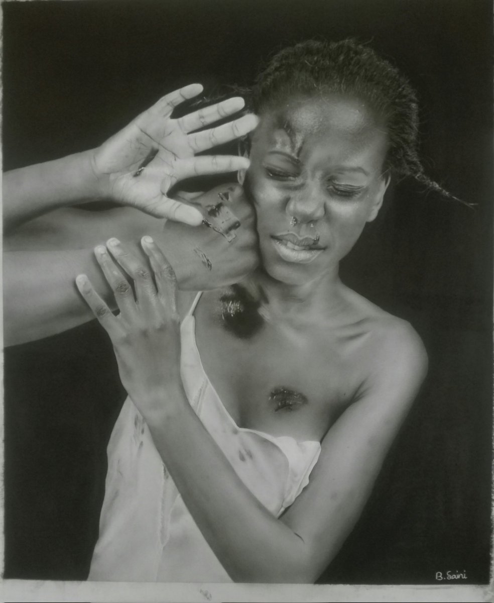 SainiBlessed's tweet image. Using the voice i have through my art to speak to people who can&apos;t speak for themselves, in my society i see GBV as the most important human right, both men n women and this the issue that the government and society must address. @HigherLifeFDN #EuronewsWitness #16daysofactivism