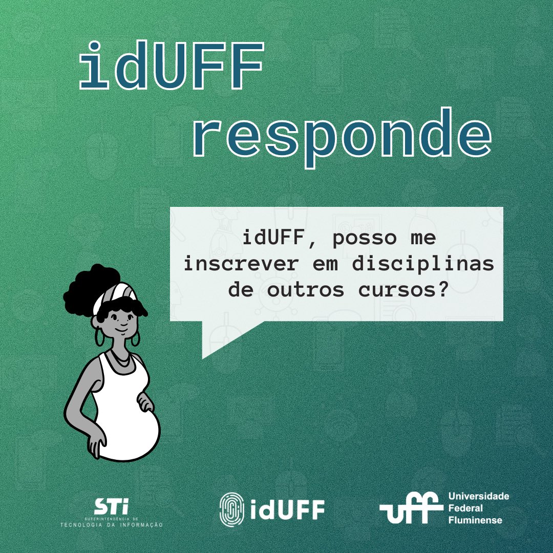 SIMMM👍
Mas você sabe a diferença entre disciplinas optativas e eletivas? 

Não? Ta bom… eu vou contar!

OPTATIVAS: disciplinas não-obrigatórias ofertadas para o seu curso. A inscrição é feita em app.uff.br/iduff. 
(+)