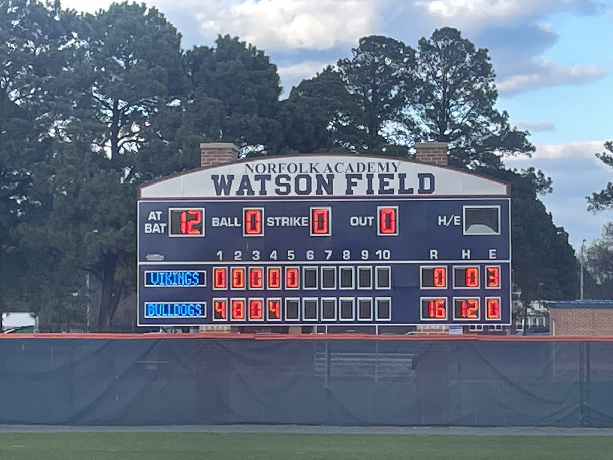 ⚾️ Congratulations to Childers Winn ‘23 for throwing a no-hitter vs Broadwater Academy in the Bulldogs home opener today. Go, Dogs!