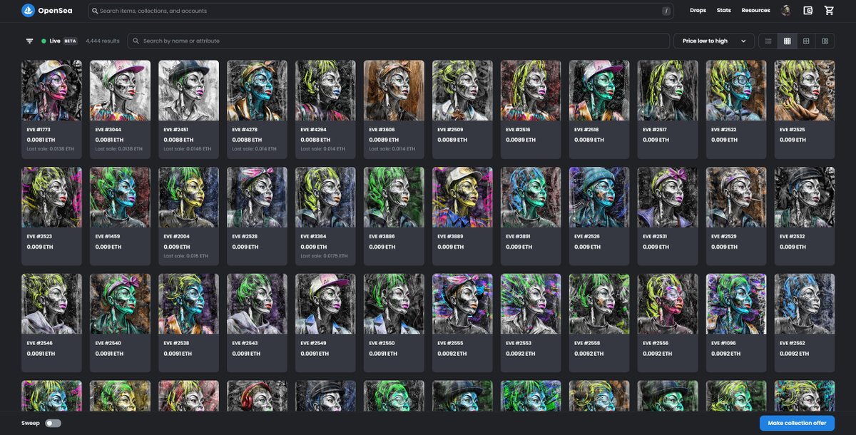 thecollecteve's tweet photo. Finally. This is what I've been working for the last 5 months. Seeing all the art alongside each other like this feels amazing. 

Even though we've had some hiccups I'm happy people are willing to put their faith in me. 

I'll do my best to keep delivering dope art. https://t.co/AvHEqwBUSC
