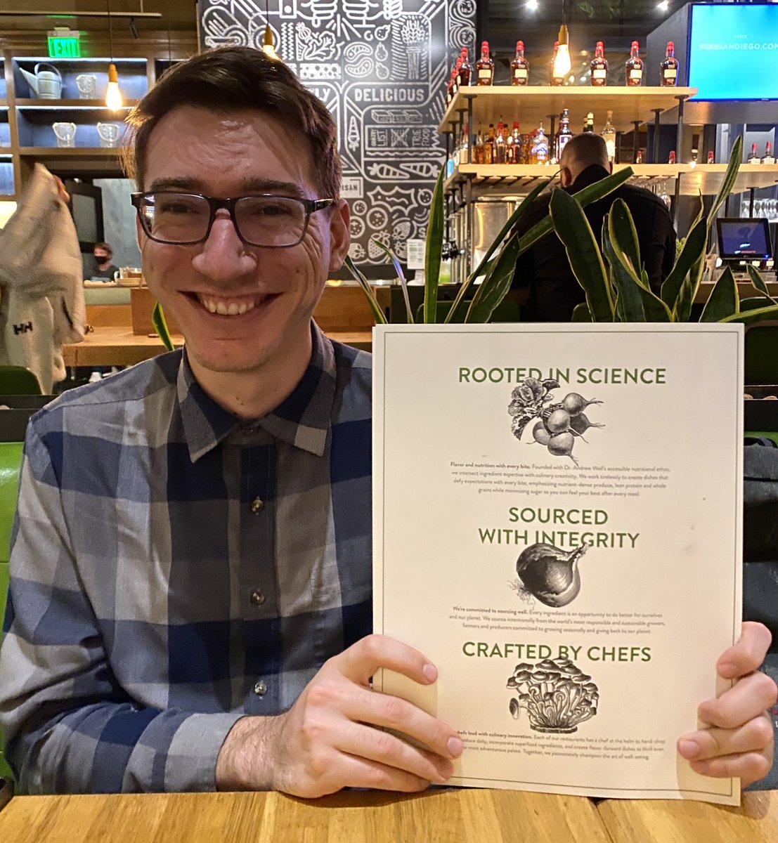 .@DearingLab @UofUBiology Congrats to Dylan Klure, recipient of this year’s Outstanding Graduate Student Award from the College of Science!!(yes that’s a menu and not the actual award, but whose looking that closely??)