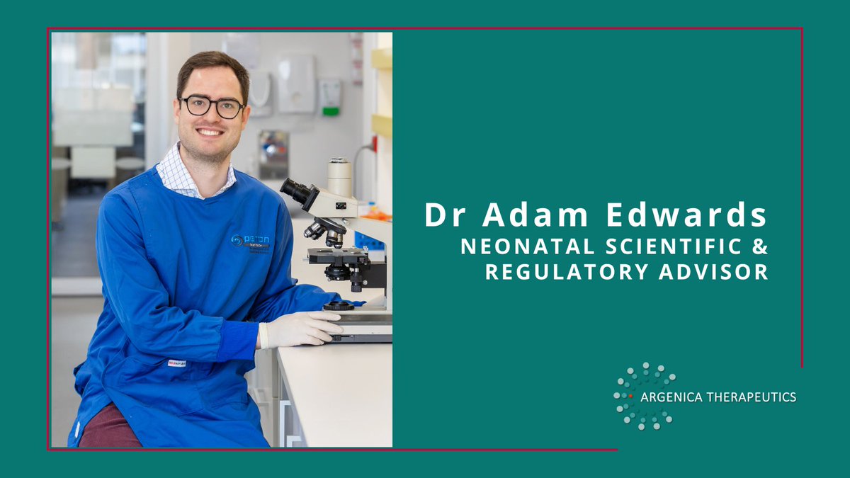ArgenicaT's tweet image. AGN recently welcomed @dr_adam_edwards onto our management team as our Neonatal Scientific &amp;amp; Regulatory Advisor. 

Learn more about Dr Edwards here: bit.ly/3TbmcaJ #HIE #AGN $AGN #clinicalresearch #biotech