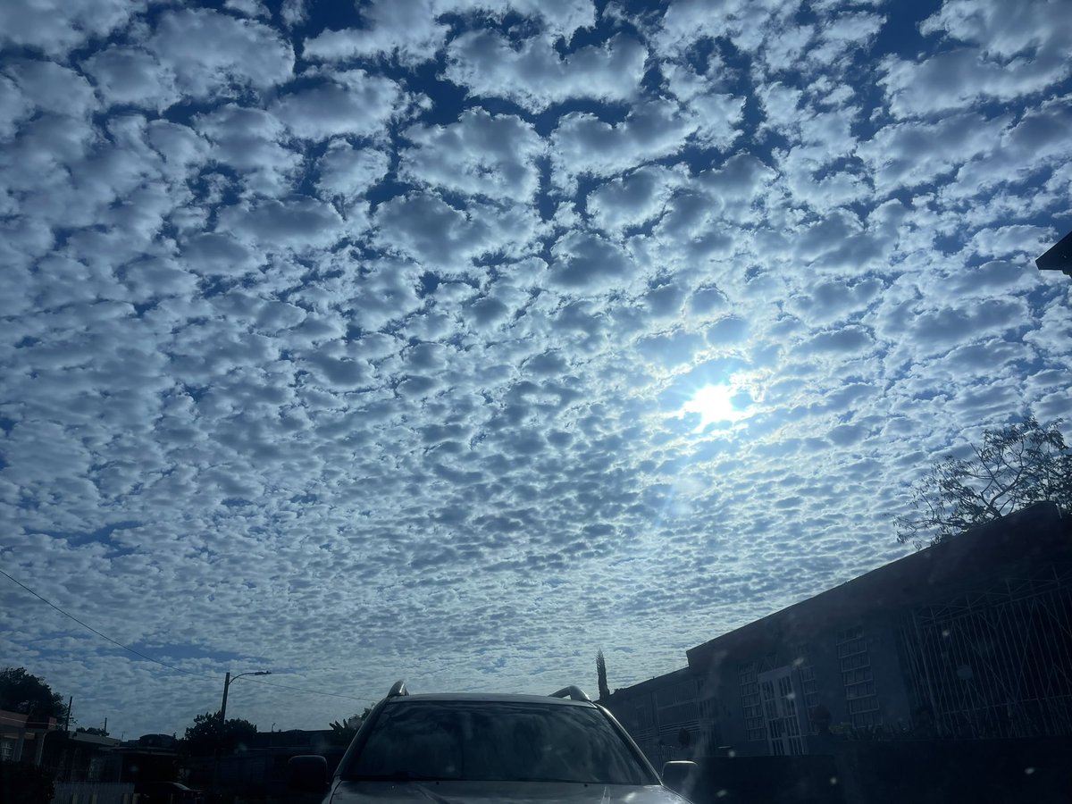 Esta mañana el cielo estaba así de bello cuando salí a trabajar ☁️☁️☁️🌤️☁️☁️☁️ <a href="/adamonzon/">Ada Monzón</a> Carolina Pr