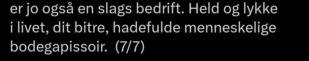 Danske fornærmelser er poesi på høyt nivå.