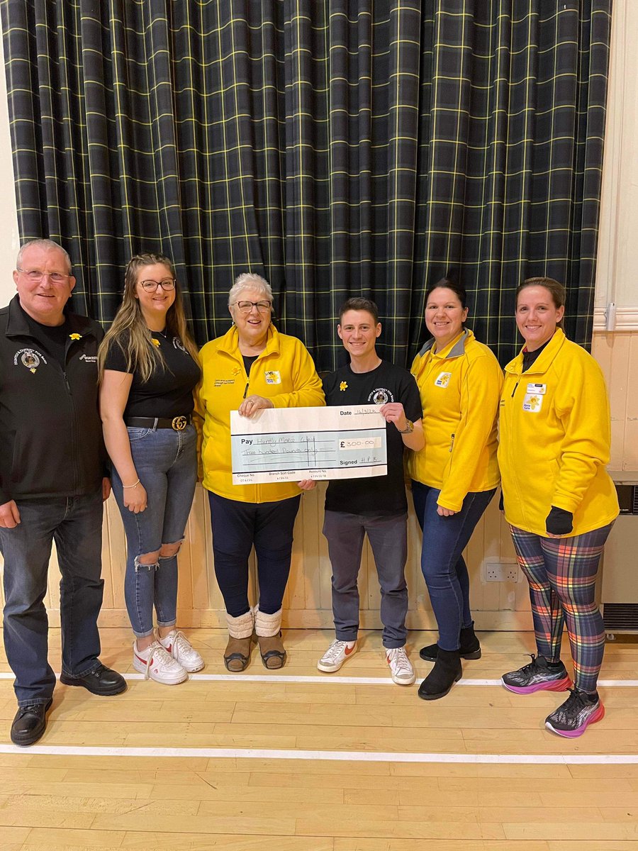 HuntlyMarie's tweet photo. Special thanks to our friends at Huntly pipe band for their kind donation of £300! We are so lucky to have such a wonderful community 💛 https://t.co/viEY0AljEg
