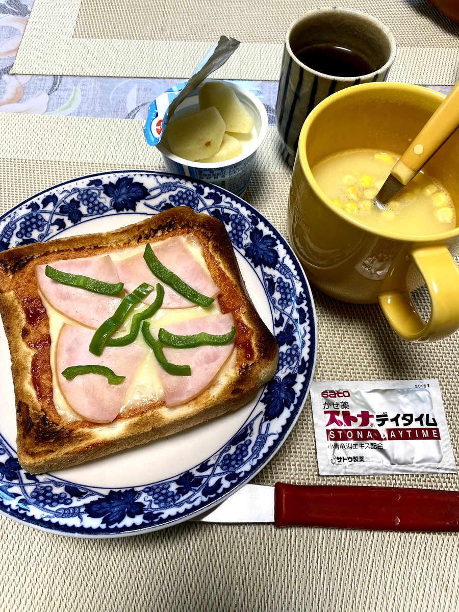 おはよう

朝メシ

風邪薬飲んで

階下のジーさんとこに行って
紙パンツ替えるには気合いがいる https://t.co/43uMXrDsln