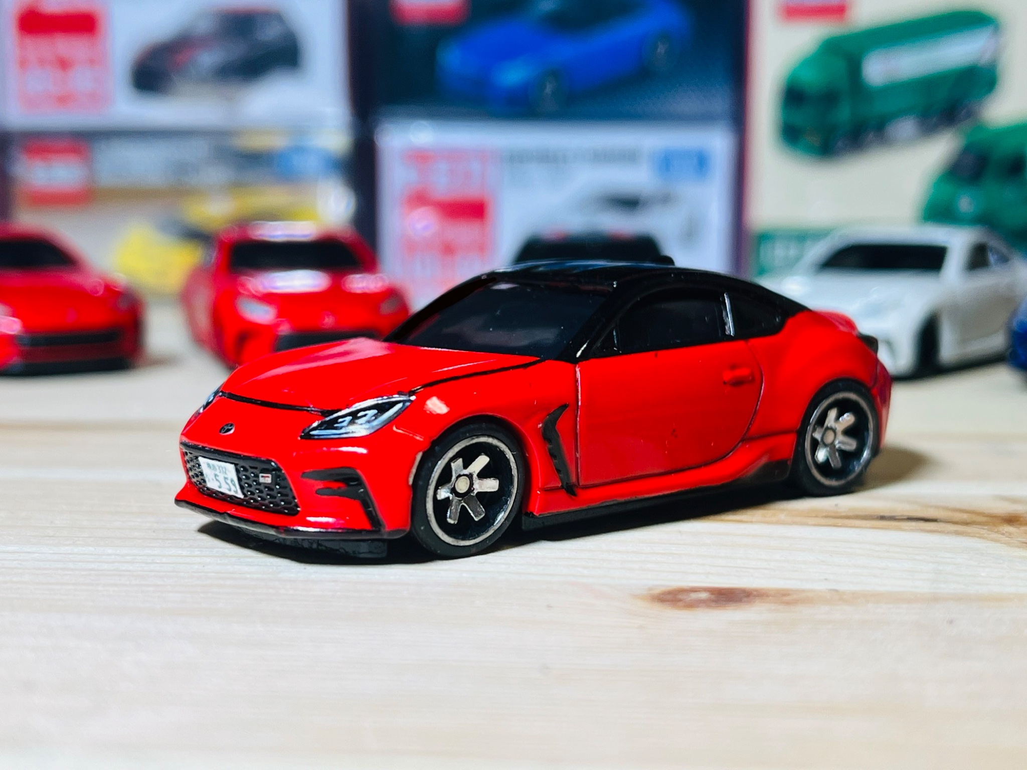 ★ ミニカー  カスタム  深リム  します 日産 フェアレディZ カスタム 深リム ミニカー ローダウン