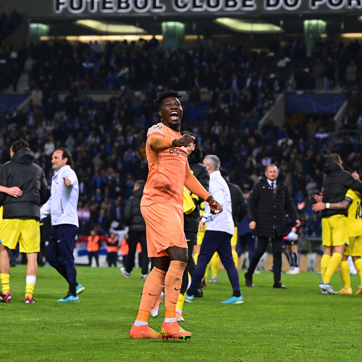 PanAfricaFooty's tweet photo. 🇨🇲 Andre Onana vs Porto:
-6 saves
-2 punches
-2 clearances
-45 touches
-12 acc. long balls
-The MOST saves in the Champions League.

#ChampionsLeague #UCL #Inter #Porto #PORINT #Cameroon https://t.co/VzrjuanVBV