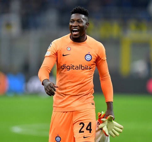 PanAfricaFooty's tweet photo. 🇨🇲 Andre Onana vs Porto:
-6 saves
-2 punches
-2 clearances
-45 touches
-12 acc. long balls
-The MOST saves in the Champions League.

#ChampionsLeague #UCL #Inter #Porto #PORINT #Cameroon https://t.co/VzrjuanVBV
