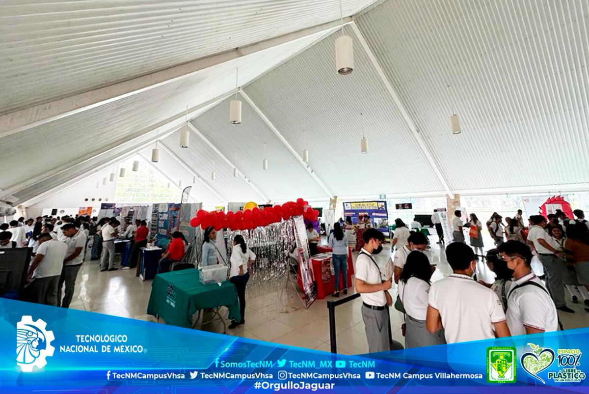TecNMCampusVhsa's tweet photo. #TecNMCampusVillahermosaInforma | El Instituto Tecnológico de Villahermosa participó en la "Expo profesiográfica COBATAB 2023" 👉https://t.co/DWL0bJH1km https://t.co/U9Dg6qgk3S