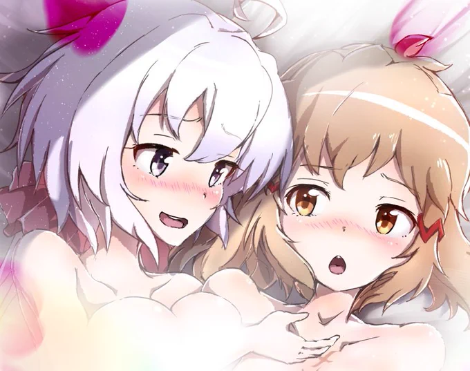 『響×クリス』 #pixiv  #シンフォギア #symphogear #立花響 #雪音クリス #百合 #イラスト 