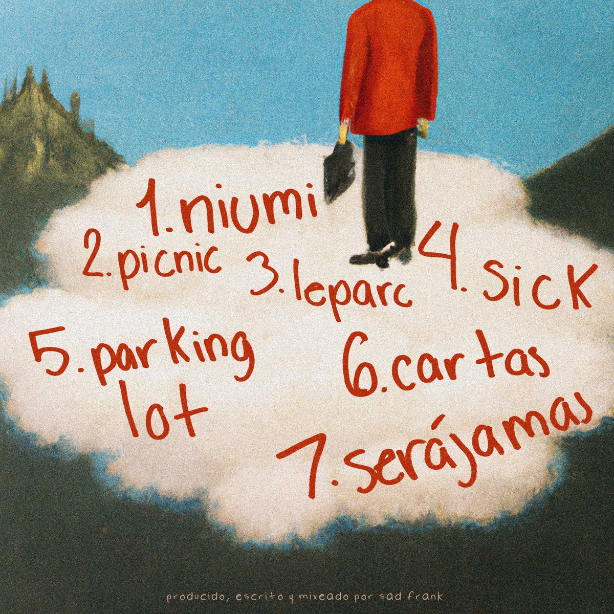 NIUMI, DISPONIBLE EL 31/03

después de 3 años produciendo y haciendo beats, me animé a sacar mi propio proyecto, no quería encerrar en "hago esto"

por fin saldrá el proyecto que más empeño le he puesto, ojalá y les guste tanto como a mí me gusto estar en el proceso de hacerlo.