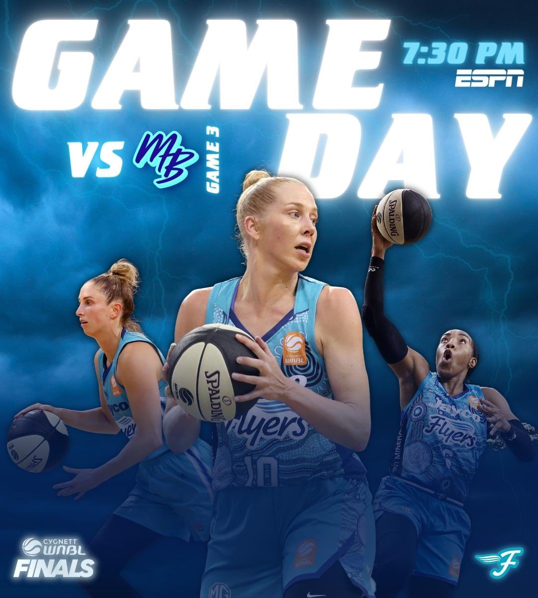 SouthsideFlyers's tweet photo. ๐๐๐ ๐๐๐๐๐๐๐ ๐ฅ๐คฉ
๐ Melbourne Boomers
๐๏ธ Wednesday, 15th of March
๐ 7:30 PM AEDT
๐State Basketball Centre
๐ฅ ESPN via Kayo
Tune in and Watch Us Soar in Game 3 of Cygnett WNBL Semi Finals! ๐๐ฆ
Tickets: ๐๏ธ๐๏ธ๐๏ธ
https://t.co/hsH79mXmZA
#SoarWithUs #GoFlyer https://t.co/mNYmIO7Zz5