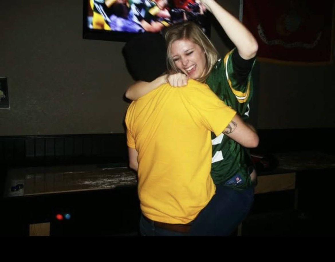 LoFromWisco's tweet photo. I know it’s just a sport. 
I know it’s sin to like him on Twitter. 
I know I disagree with a lot of his viewpoints, but I know I enjoyed watching him on the field.  

Even the bad times. 
 
If Favre made me start watching football, Aaron Rodgers made me fall in love with it. https://t.co/UaBa1u5kMi