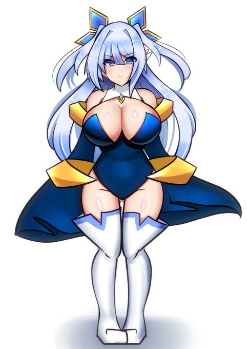 レヴェリーヴァイスブライトの初期フォームをデザイン(?)しました。
伝説の変身ヒロインと同じ姿…という設定…。 