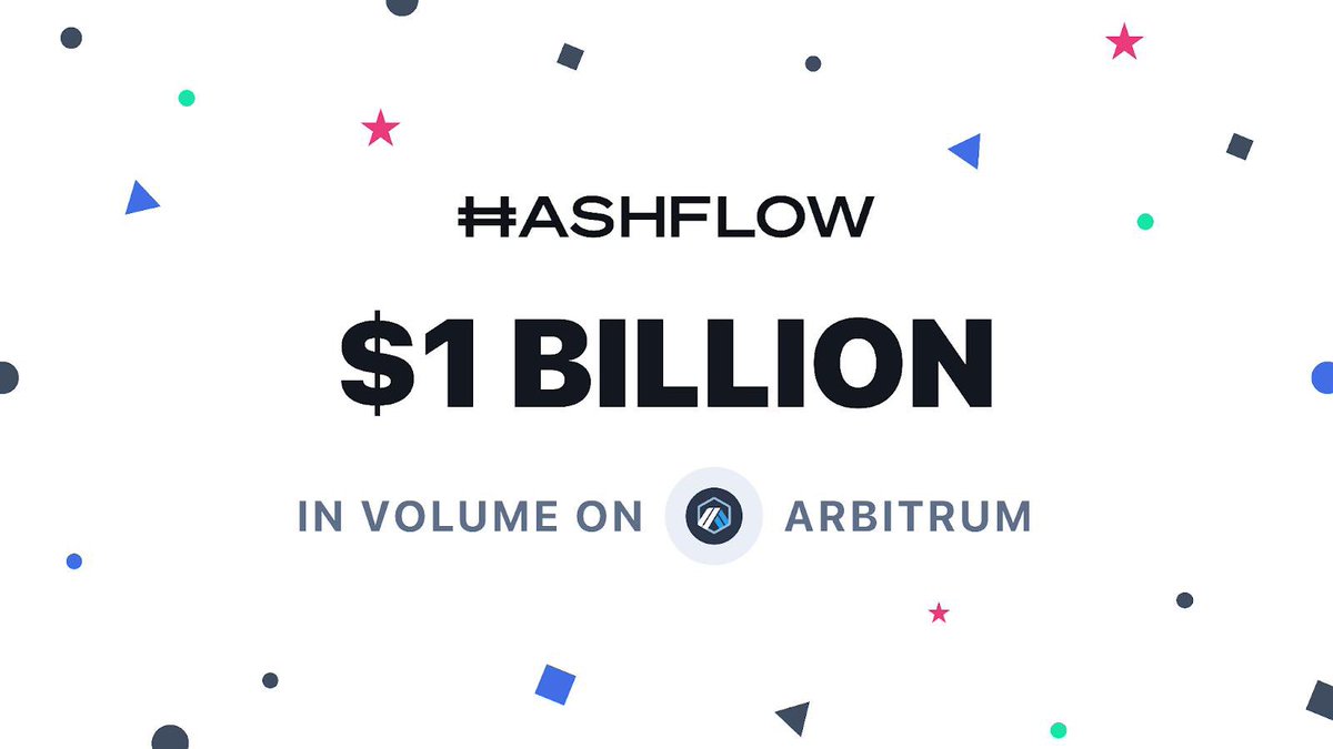 Holy smokes, $1B of <a href="/arbitrum/">Arbitrum</a> volume already!?

We’ve said it before and we’ll say it again: Hashflow 🤝 Arbitrum.

Let’s celebrate: 5 custom designed @ledger wallets up for grabs 👀

Details👇