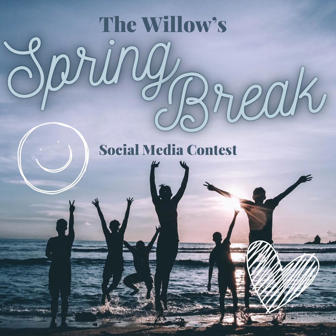 salvewillow's tweet photo. What a good time for a social media contest ☀️ This semester, you can submit images and/or artwork (via Instagram direct message) from your vacation this week! We want to see your spring break vibes 👍🏻 Prize info is on our IG! https://t.co/0py923SdpY
