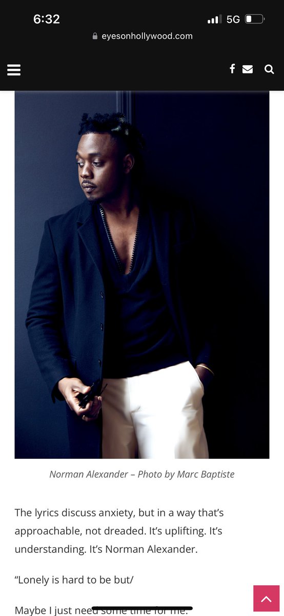 Thank you #eyesonhollywood <a href="/NormanAOfficial/">Norman Alexander</a>  #forme #newsingle  eyesonhollywood.com/norman-alexand…. #mliferecords