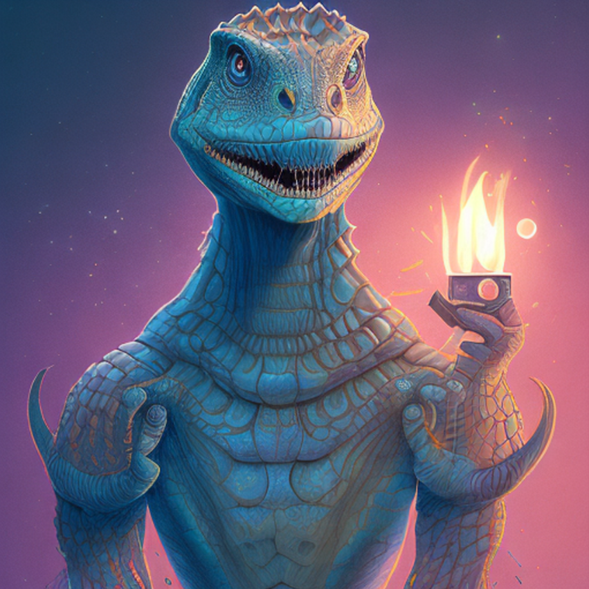 Alicuecano_'s tweet photo. @generaitiv this is my submission for #LizardWizard !

His name is TorchLizz (wanted it to sound like a pokemon ;))

Done with Openjourney V4 is ready to contest!

https://t.co/dRPv71jhxM https://t.co/jWqtJyY6MU