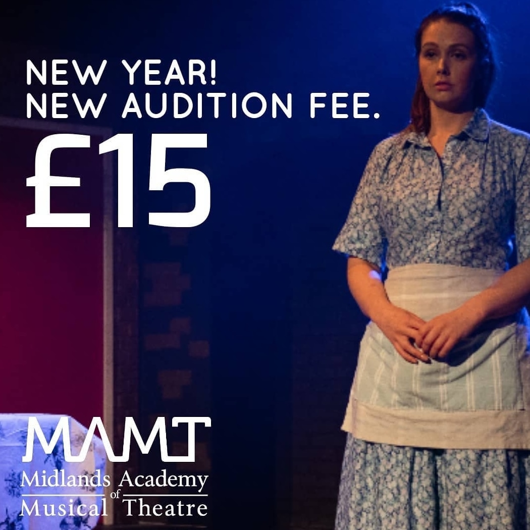 Applications for 2023 are now open - book in for an audition day at mamt.org.uk for the reduced price of £15 - either in person or online #audition #dramaschool